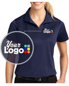 Sport-Tek S/S Micro Pique Custom Golf Shirt, color: True Navy