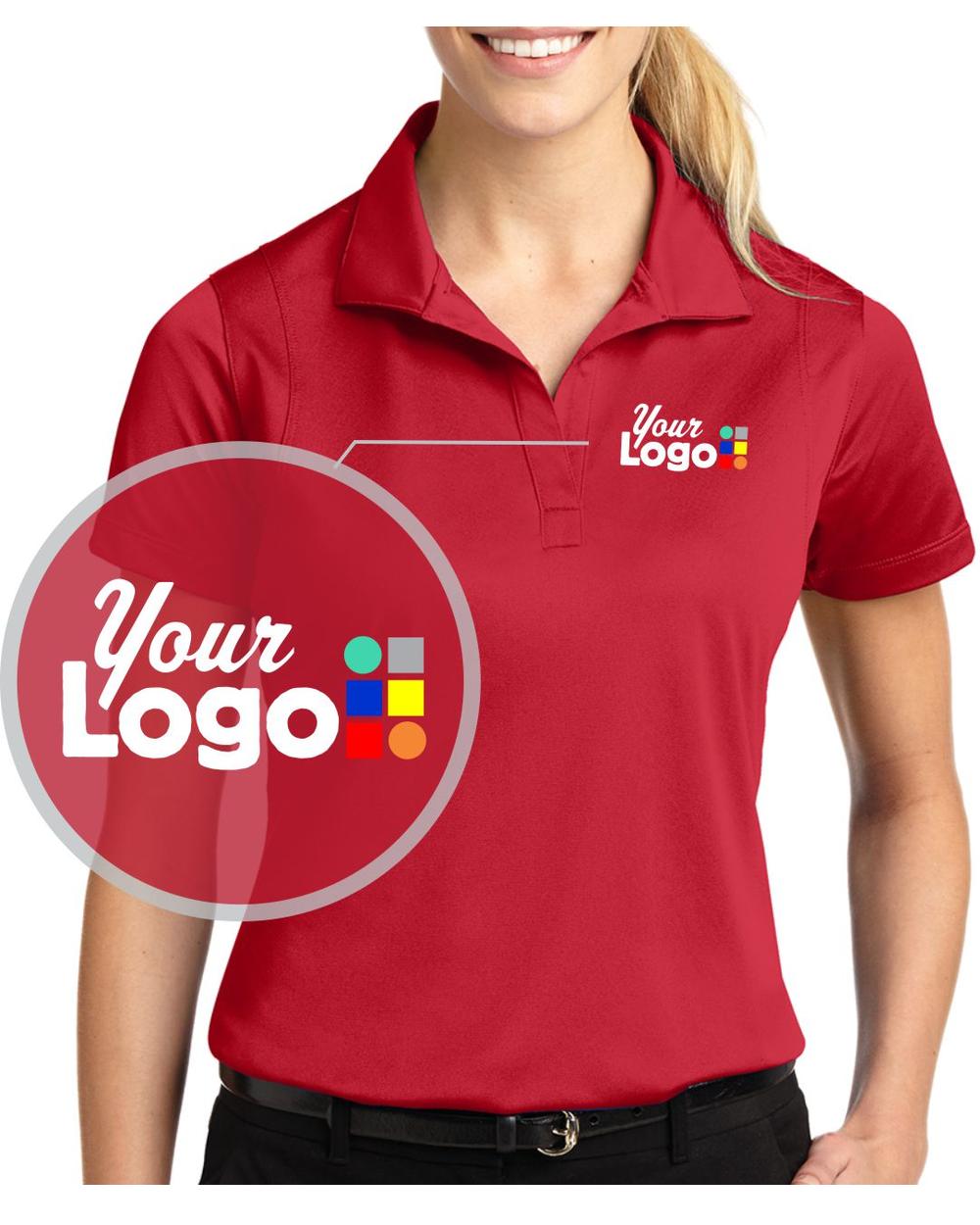 Sport-Tek S/S Micro Pique Custom Golf Shirt, color: True Red