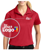 Sport-Tek S/S Micro Pique Custom Golf Shirt, color: True Red