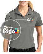 Sport-Tek S/S Micro Pique Custom Golf Shirt, color: Grey Concrete