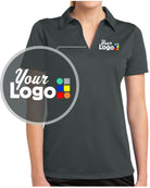 Sport-Tek S/S PosiCharge Active Textured Custom Golf Shirt, color: Iron Grey