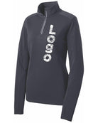 Sport-Tek Textured 1/4 Zip Custom Pullover, color: Iron Grey