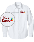 Port Authority L/S Nailhead Easy Care Custom Shirt, color: White