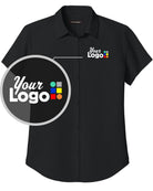 Port Authority S/S UV Dockside Custom Shirt, color: Deep Black