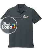 MERCER-METTLE S/S Stretch Pique Custom Golf Shirt, color: Storm Grey