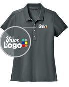 MERCER-METTLE S/S Stretch Pique Custom Golf Shirt, color: Storm Grey