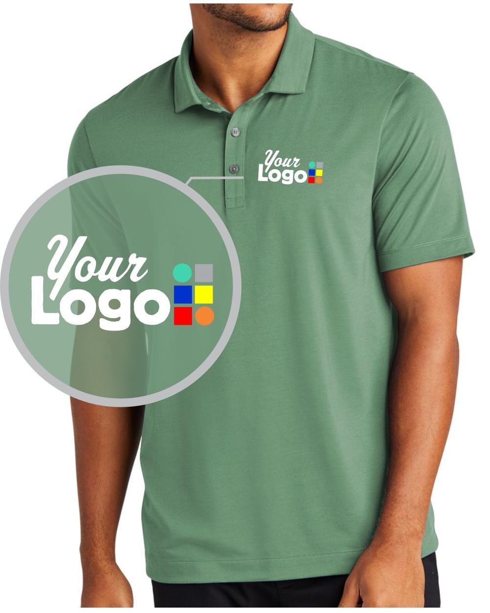 MERCER-METTLE S/S Stretch Custom Golf Shirt, color: Sage