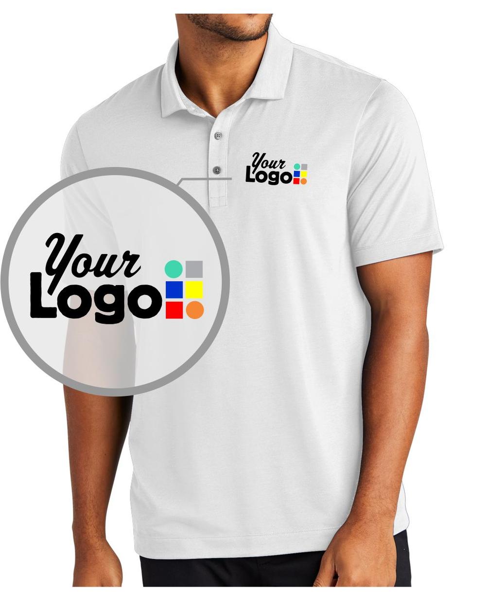 MERCER-METTLE S/S Stretch Custom Golf Shirt, color: White