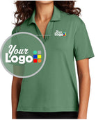 MERCER-METTLE S/S Stretch Custom Golf Shirt, color: Sage