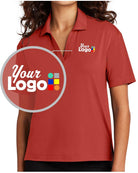 MERCER-METTLE S/S Stretch Custom Golf Shirt, color: Terracotta