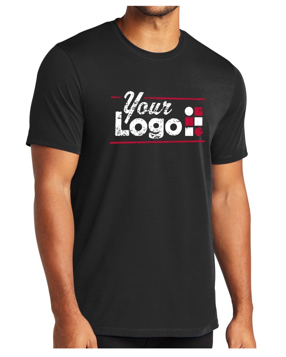 MERCER-METTLE S/S Stretch Custom T-Shirt, color: Deep Black