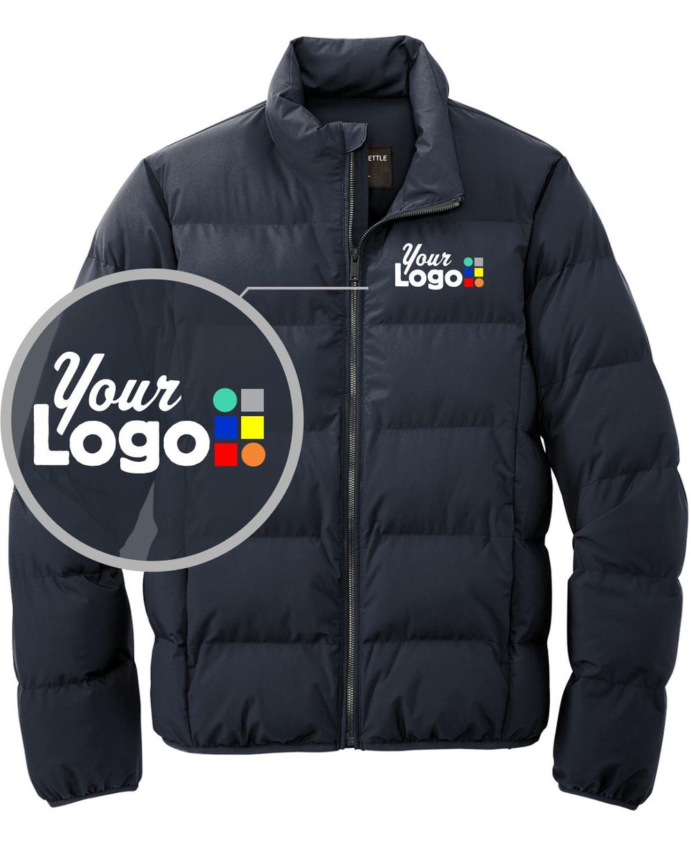 Men's Puffy Custom Jacket, color: Night Navy