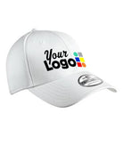 New Era Stretch MeshBack Custom Cap, color: White