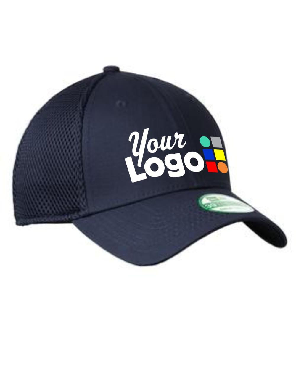 New Era Youth Stretch MeshBack Custom Cap, color: Deep Navy