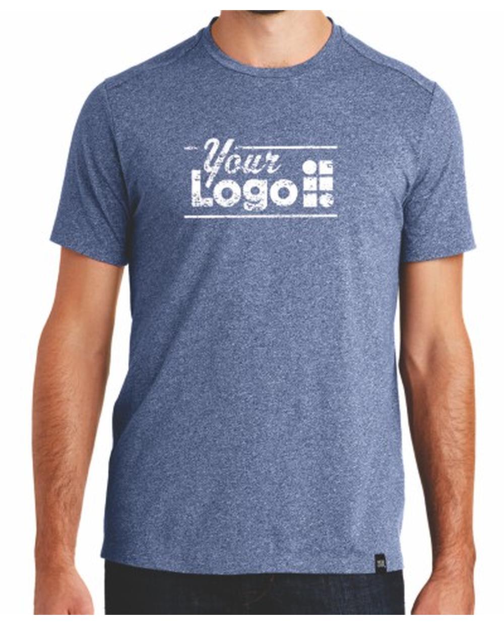 New Era S/S Heritage Custom T-Shirt, color: Dark Royal Twist