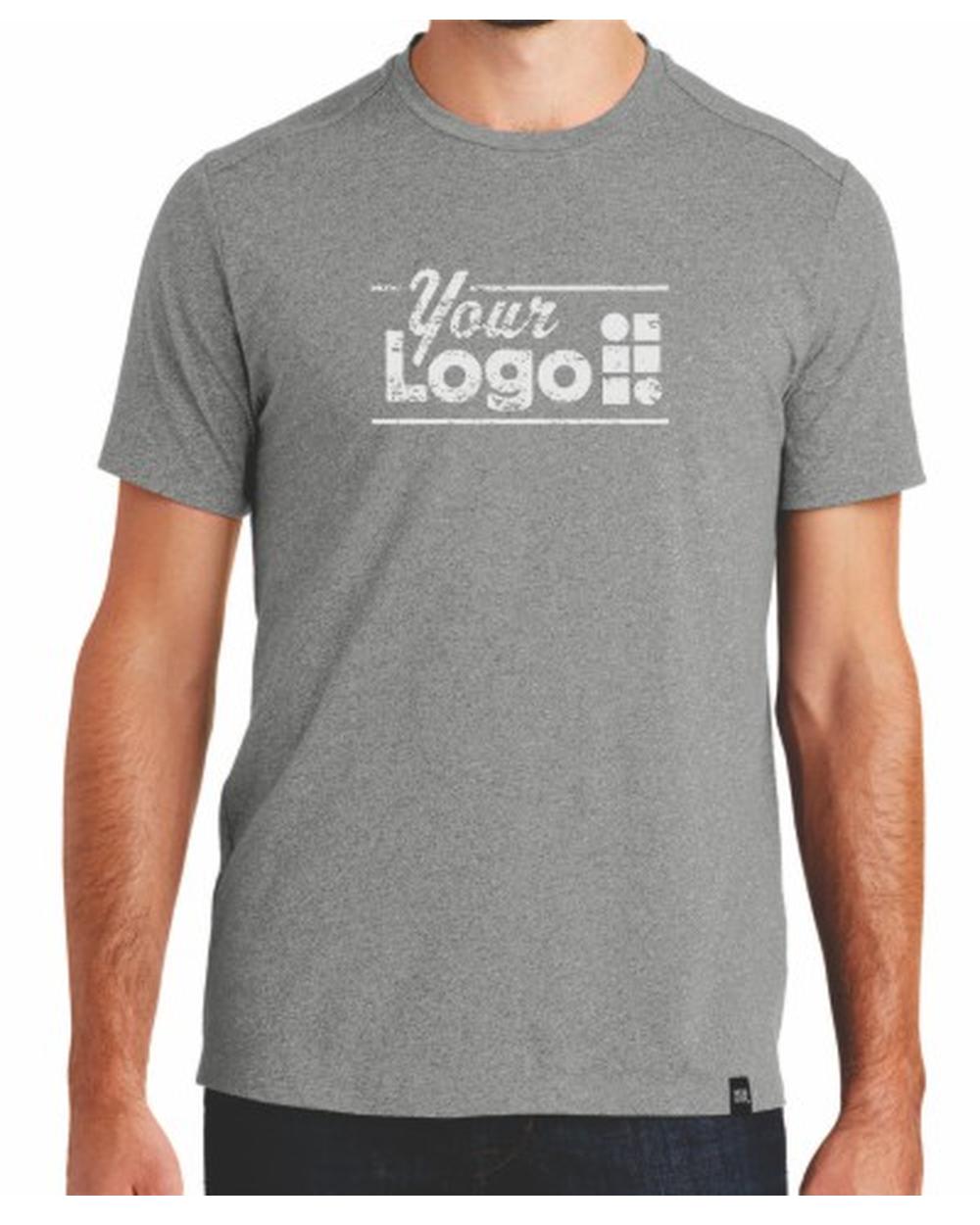 New Era S/S Heritage Custom T-Shirt, color: Shadow Grey Heather