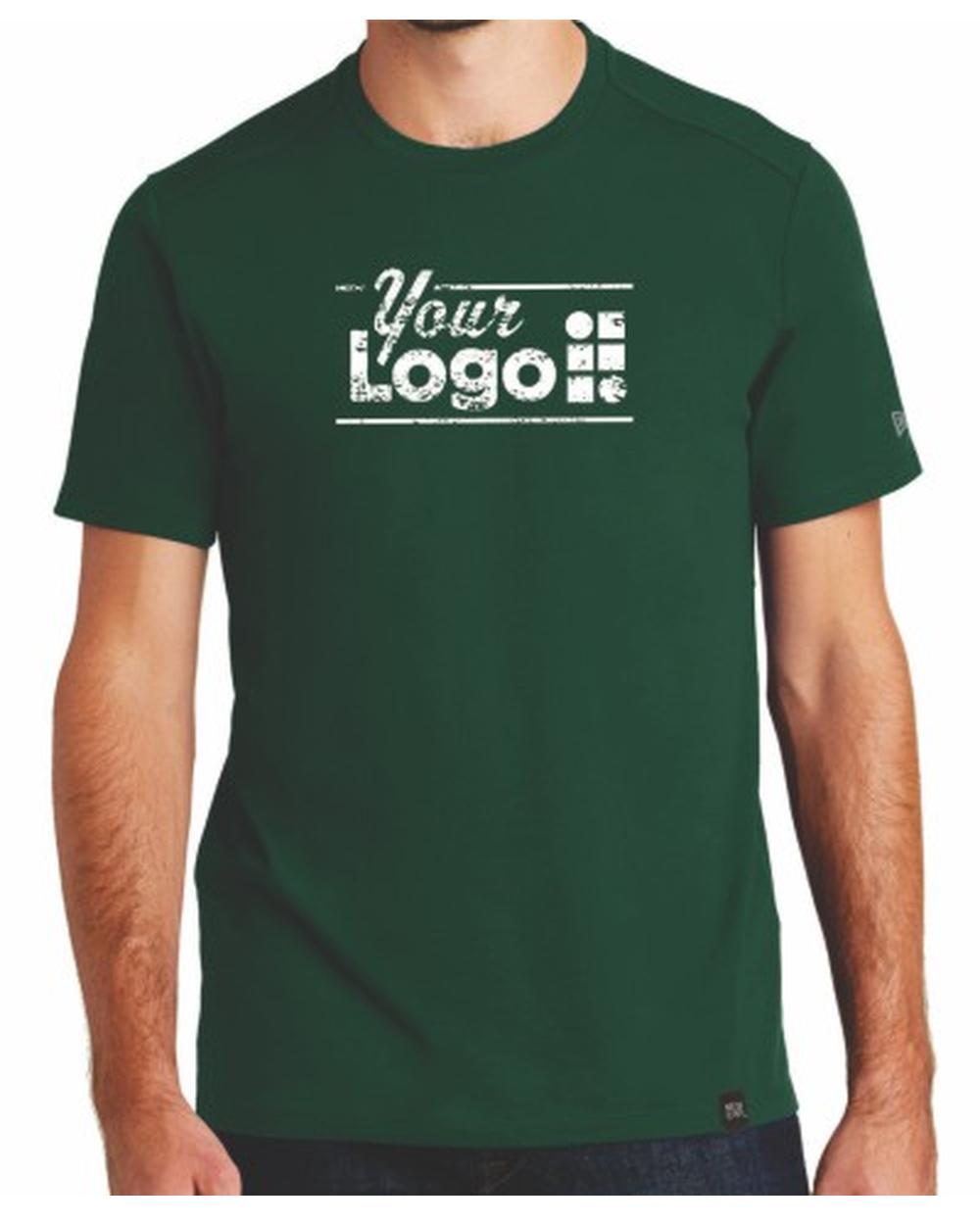 New Era S/S Heritage Custom T-Shirt, color: Dark Green