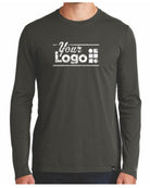 New Era L/S Heritage Custom T-Shirt, color: Graphite