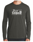 New Era L/S Heritage Custom T-Shirt, color: Graphite