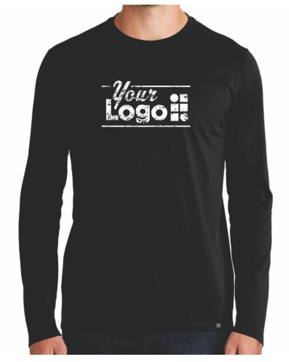 New Era L/S Heritage Custom T-Shirt, color: Black