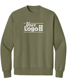 Next Level Apparel Heavyweight Crew Custom Sweatshirt, color: Light Olive
