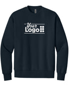 Next Level Apparel Heavyweight Crew Custom Sweatshirt, color: Midnight Navy