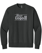 Next Level Apparel Heavyweight Crew Custom Sweatshirt, color: Graphite Black