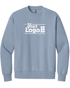 Next Level Apparel Heavyweight Crew Custom Sweatshirt, color: Stonewash Denim