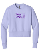 Next Level Apparel Heavyweight Crew Custom Sweatshirt, color: Lavender