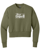 Next Level Apparel Heavyweight Crew Custom Sweatshirt, color: Light Olive