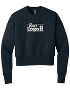 Next Level Apparel Heavyweight Crew Custom Sweatshirt, color: Midnight Navy