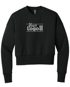 Next Level Apparel Heavyweight Crew Custom Sweatshirt, color: Black