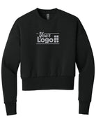 Next Level Apparel Heavyweight Crew Custom Sweatshirt, color: Black