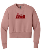 Next Level Apparel Heavyweight Crew Custom Sweatshirt, color: Desert Pink