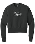 Next Level Apparel Heavyweight Crew Custom Sweatshirt, color: Graphite Black