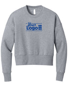 Next Level Apparel Heavyweight Crew Custom Sweatshirt, color: Heather Gray