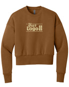 Next Level Apparel Heavyweight Crew Custom Sweatshirt, color: Clay