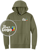 Next Level Apparel Heavyweight Custom Hoodie, color: Light Olive