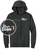 Next Level Apparel Heavyweight Custom Hoodie, color: Graphite Black