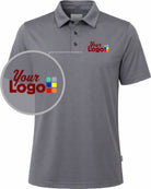Oobe S/S Riley Solid Performance Custom Golf Shirt, color: Charcoal