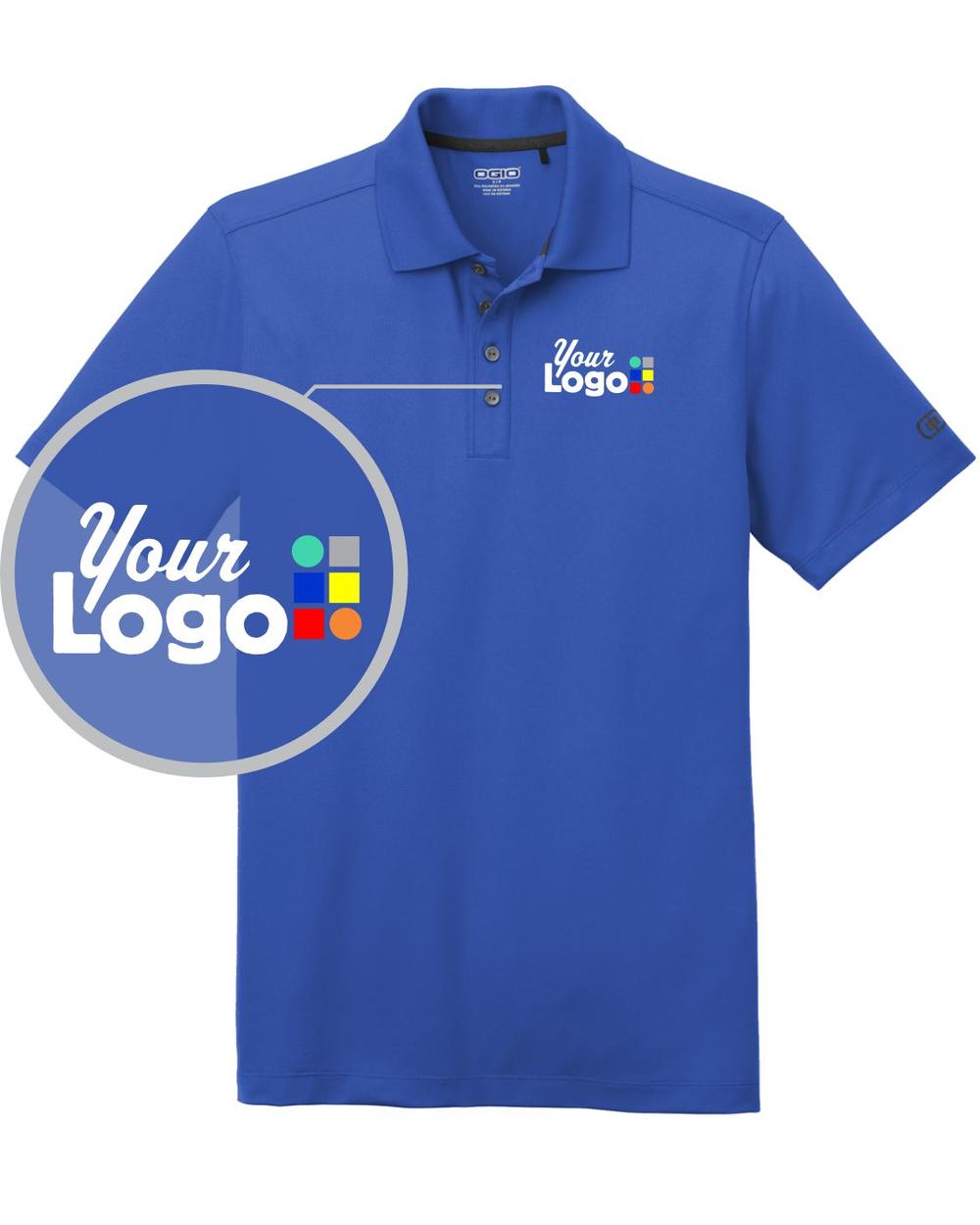 Ogio S/S Limit Custom Golf Shirt, color: Enzyme Blue