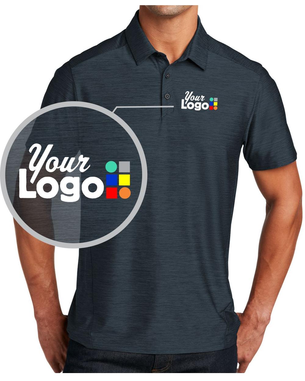 Ogio S/S Slate Custom Golf Shirt, color: Navy