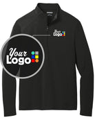 Ogio Motion 1/4 Zip Custom Pullover, color: Blacktop