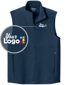 Ogio Kinetic Soft Shell Custom Vest, color: River Blue Navy