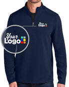Ogio Transcend 1/4-Zip Custom Pullover, color: River Blue Navy