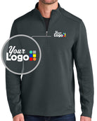 Ogio Transcend 1/4-Zip Custom Pullover, color: Tarmac Grey
