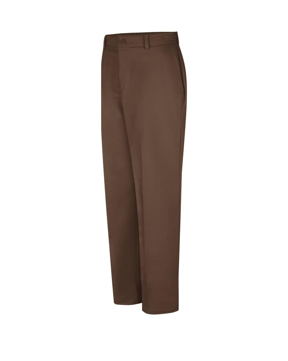 RedKap Wrinkle-Resistant Cotton Work Pant, color: Brown