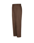 RedKap Wrinkle-Resistant Cotton Work Pant, color: Brown