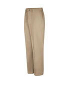 RedKap Plain-Front Cotton Work Pant, color: Khaki