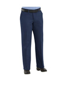 RedKap Plain-Front Cotton Work Pant, color: Navy